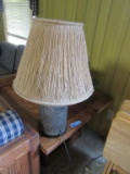 TIN PUNCHED TABLE LAMP