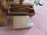 WOOD BOX AND CARRY BOX