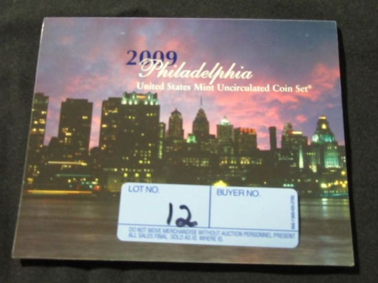 2009 PHILADELPHIA UNITED STATES MINT UNCIRCULATED COIN SET