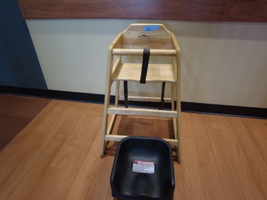 HIGH CHAIR AND BOOSTER SEAT