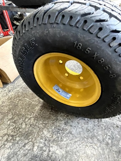 UTILITY WHEEL AND TIRE