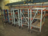 (6) PALLET RACK CARTS