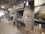 WHEELBRATOR SHOT BLASTER, MODEL WTB6, #A141970, WITH DUST COLLECTOR