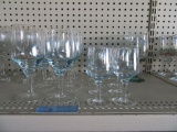 BLUE SHADOW STEMWARE AND OTHER