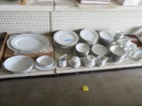 NORITAKE CHINA. SERVICE FOR 12 WITH ACCESSORY PIECES