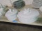 2 GOURMET OVEN CHINA COVERED DISHES, PORCELAIN