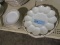 EGG PLATE AND SERVING PLATE
