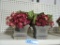 2 FLOWER ARRANGEMENTS