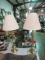 PAIR OF GOLD COLORED TABLE LAMPS