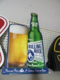 ROLLING ROCK METAL SIGN,1999