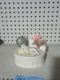 BELLEEK, FITZ AND FLOYD, AND WEDGWOOD COVERED CONTAINERS