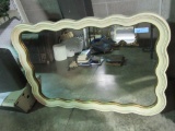 LARGE WOODEN MIRROR