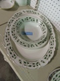 ROYAL HOLLY HOLIDAY SERVING PLATTER, SERVING BOWL, AND SERVING PLATE