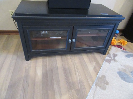 PAINTED BLACK TV STAND