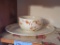 HALL'S SUPERIOR AUTUMN TEA LEAF PLATTER AND BOWL