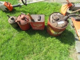 ASSORTED GAS CANS