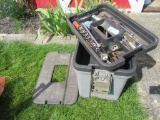 CRAFTSMAN PLASTIC TOOL BOX AND CONTENTS