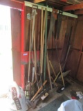 VARIETY OF YARD AND GARDEN TOOLS