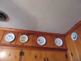 STATE SOUVENIR PLATES HANGING ON WALL