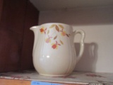 HALL'S SUPERIOR AUTUMN TEA LEAF PITCHER