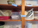 PLASTIC ITEMS INCLUDING RACK AND SIEVE