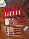 STEAK KNIVES AND CARVING SET
