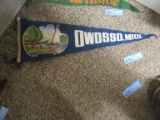 OWOSSO MICHIGAN PENNANT