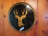 DEER MOTIF METAL TRAY