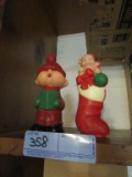 VINTAGE PLASTIC CHRISTMAS DECORATIONS