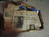 VINTAGE NEWSPAPERS, ETC