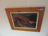 WAR PRINT FRAMED