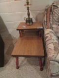 2 TIERED END TABLE