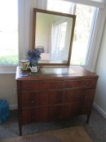 VINTAGE DRESSER WITH MIRROR