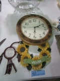 WESTCLOX CLOCK AND OTHER DECORATIONS