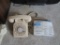 ROTARY TELEPHONE AND NORELCO SPRAY DRY TRAVEL IRON