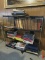 METAL BOOKSHELF. CATERPILLAR SERVICE MANUALS. CAR REPAIR MANUALS.