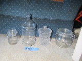 CANDY DISHES AND SEALED CANISTER