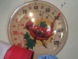 VINTAGE CARDINAL OUTDOOR THERMOMETER