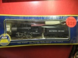 AHM BALTIMORE AND OHIO ENGINE AND COAL TENDER WITH BOX