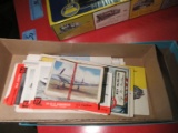 VINTAGE SPORTS CAR AND AIRPLANE COLLECTORS CARDS