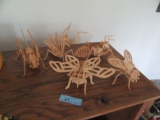 VARIETY OF WOODEN BUGS
