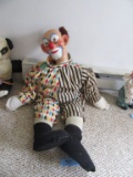 CLOWN DOLL WITH RUBBER HEAD