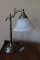 METAL FROSTED SHADE DESK LAMP