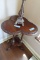 WOODEN CLOVERLIKE DECORATIVE TABLE
