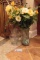 GLASS VASES WITH FLORAL
