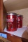 COCA-COLA TIN CANISTERS