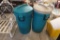 2 RUBBERMAID GARBAGE CANS