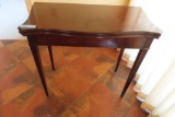 BERKLEY AND GAY FURNITURE FOLD TOP OCCASIONAL TABLE