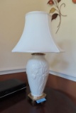 CERAMIC FLORAL MOTIF LAMP