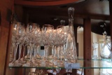 BLOCK CRYSTAL DECANTER WITH STEMWARE